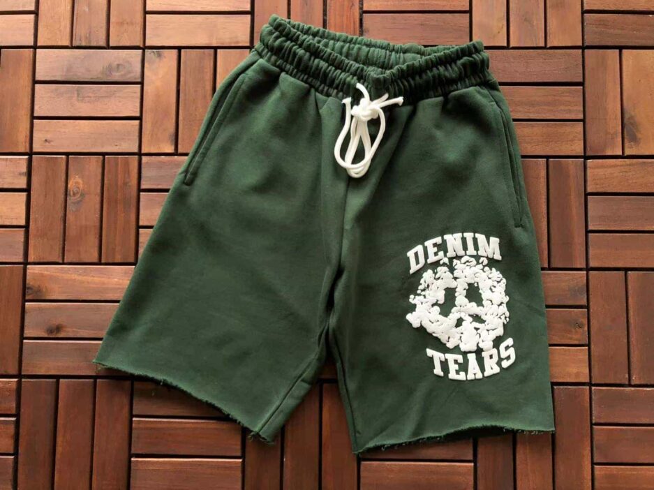 Denim Tear Green Logo Short